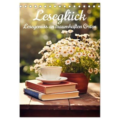 Leseglück (Tischkalender 2026 DIN A5 hoch), CALVENDO Monatskalender