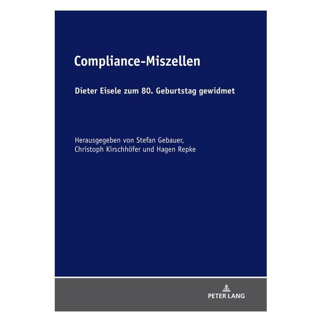 Peter Lang Compliance-Miszellen (67839894)