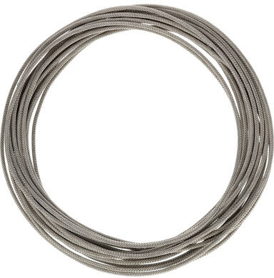 Allparts Stranded Shielded Braided Wire Silber