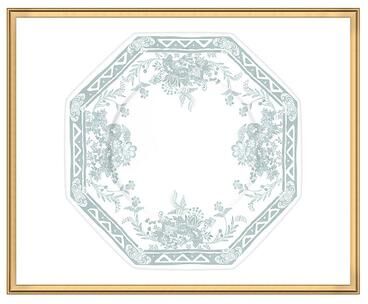 "Timeless Table Art - Spa W/Gold, 16"" X 20"" - Ballard Designs"