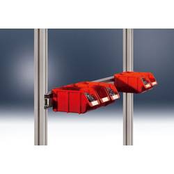 Manuflex ZB8251.7035 Boxenträgerschiene 1000(996mm)ALUTisch RAL7035 lichtgrau Lichtgrau