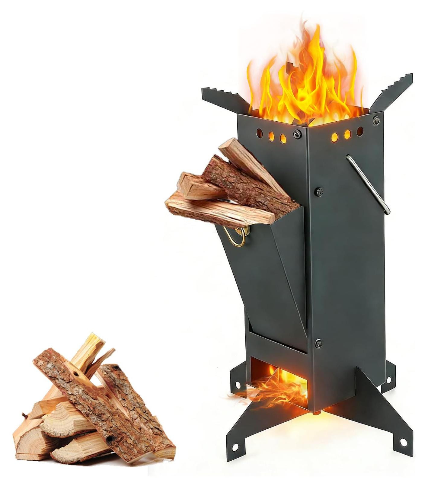 Raketoven BBQ Houtkachel