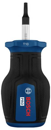 Bosch Professional PRO Stubby-Schraubendreher TX10 x 25mm TX-Schraubendreher Größe (Schraubendreher) TX 10 Klingenlänge: 25mm