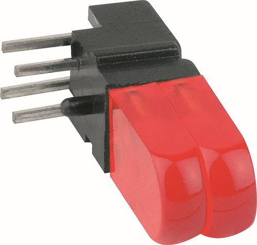 Mentor Mehrfach LED-Anzeige 1803.7732 12.1mm Gelb 2.5 x 5mm 50 mcd 20mA 2V S=2-Fach, RM=2,54