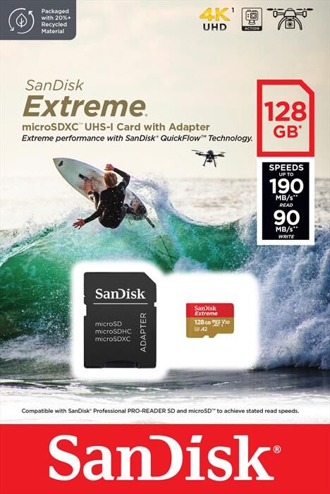 SanDisk Extreme Microsdxc 128gb