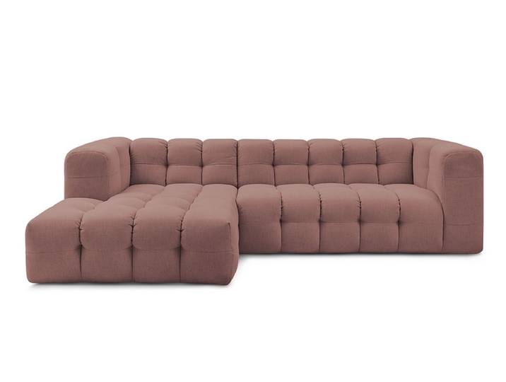 Ecksofa BOBOCHIC CLOUD Stoff rosa