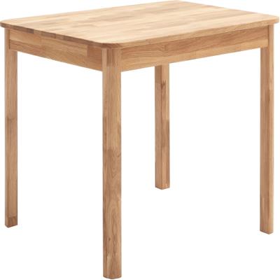 Esstisch MCA LIVING "Oskar", braun (wildeiche, wildeiche, wildeiche), B:60cm H:76cm T:80cm, Tische, Rechteckiger Esstisch Esstisch Holz-Esstische, Massivholztisch, wahlweise in Kernbuche oder Wildeiche