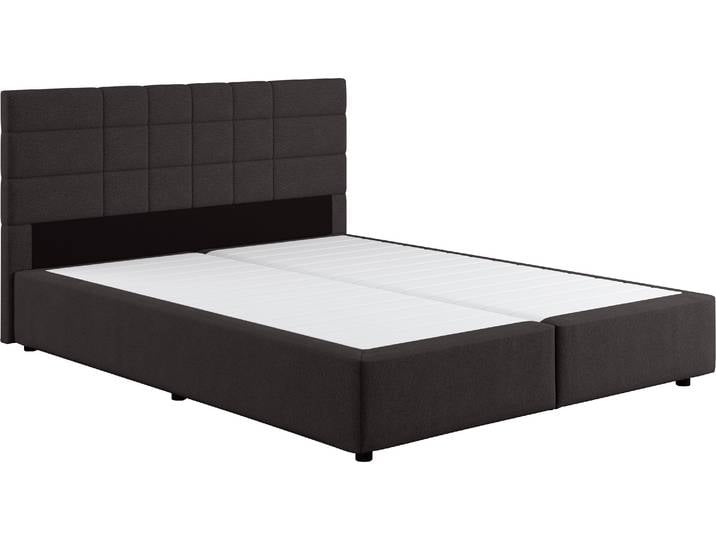 Boxbett, Polyester, Schwarz, 146×206 cm, Ohne Matratze, Serie Nala, Cotta