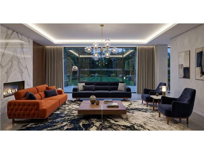 Xlmoebel 3-Sitzer Elegantes graues 3-Sitzer Sofa mit verstellbaren Rückenlehnen, 3-Sitzer 1 Teile, Made in Europa