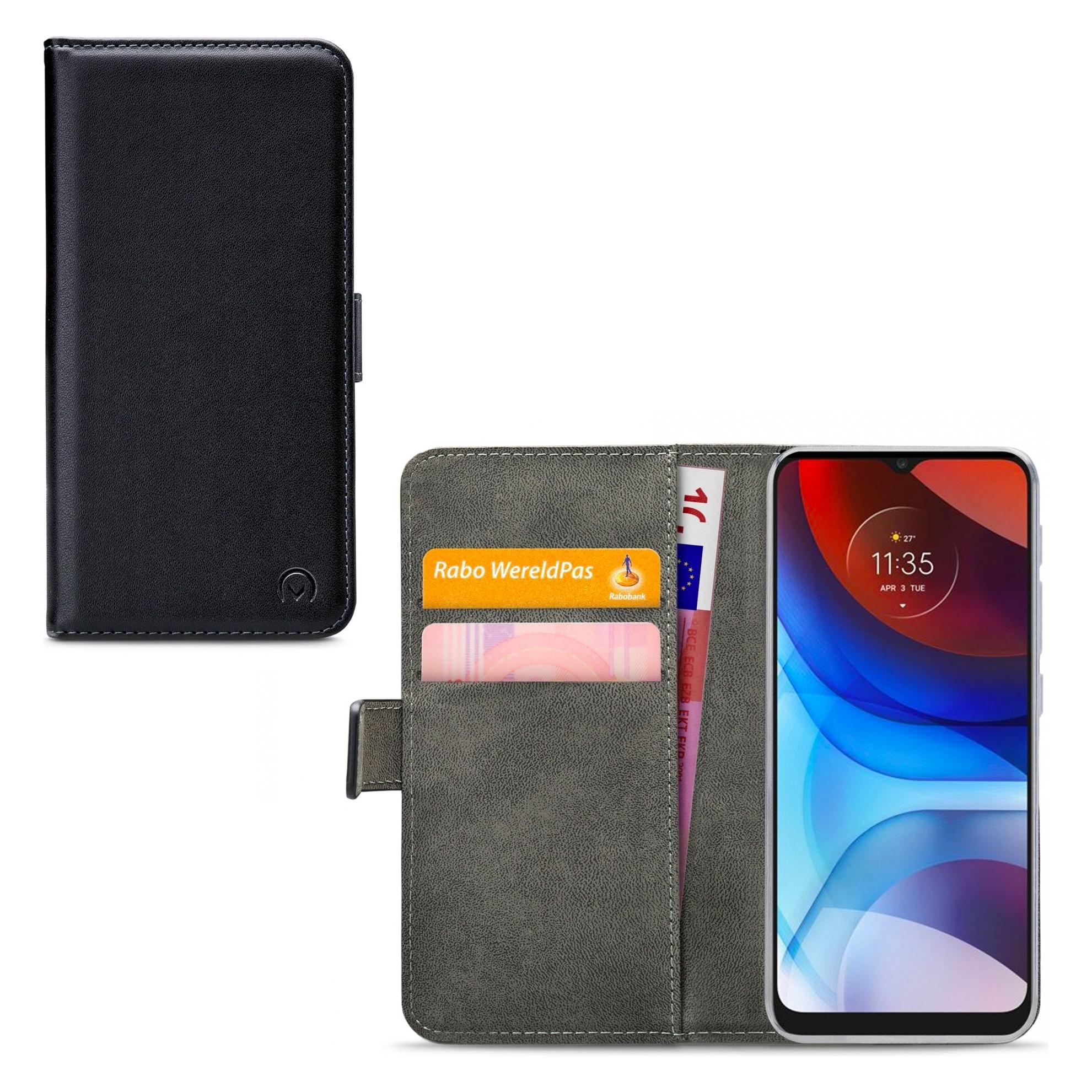Mobilizera Mobilize Classic Gelly Wallet Book Cover Til Motorola Moto E7 Power Sort (Motorola Moto E7 Power) (27019)