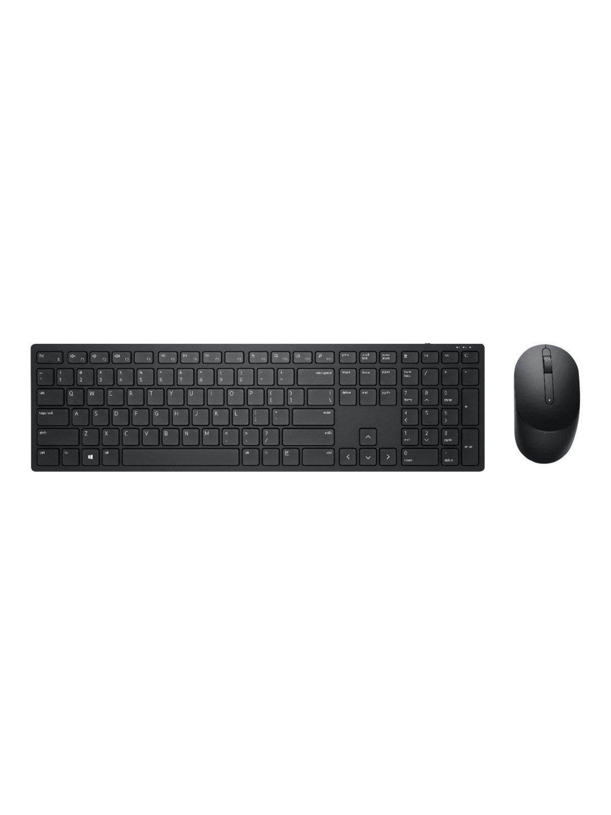 Dell Pro Wireless Keyboard and Mouse / 580-AJRC (US International) - Tastatur & Maus Set - Universal - Schwarz