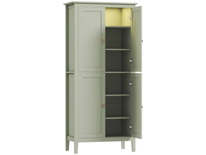 Buffet cuisine avec led réglable détecteur de mouvement mdf vert