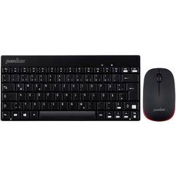 Perixx PERIDUO-712BDE USB Tastatur, Maus-Set Deutsch, QWERTZ Schwarz 11262