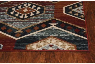 Porch & Den Cornelian Cornelian Red Artisan Rug