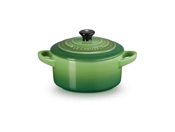 Auflaufform LE CREUSET Mini Cocette , grün (grasgrün), Steinzeug, Auflaufformen, Auflaufform
