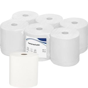 Wepa Handtuchrollen Super Soft, 317141, weiß, 2-lagig, 20cm x 140m, 6 Rollen