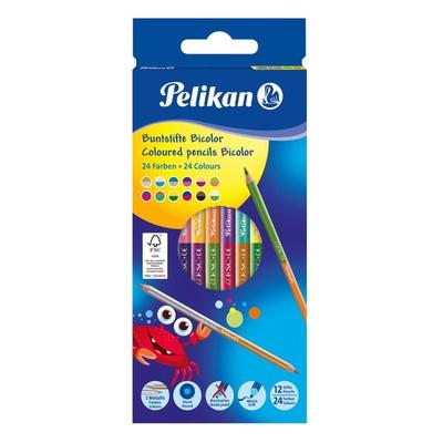 Pelikan Buntstifte Bicolor 12er Set
