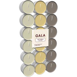 Gala Duftkerzen Flavour 030683-993SV, Soft Vanilla, Duft-Teelichter, süßlich, 36 Stück
