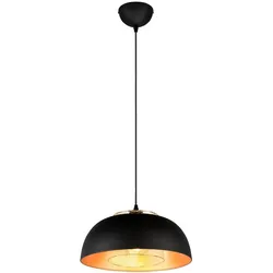 Reality Leuchten Pendelleuchte Punch Alu, Eisen, Stahl & Metall 35 cm