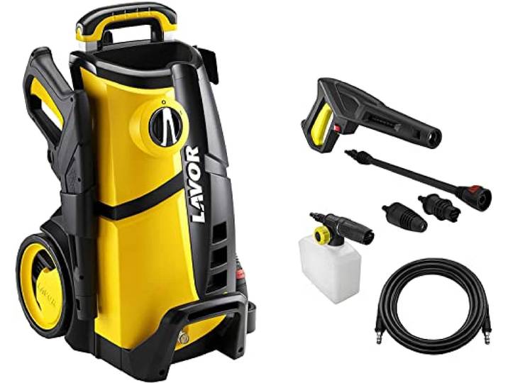 LAVOR Nettoyeur Haute Pression LVR3 140 avec Système de Mousse Réglable\, Pression Maximale 140 Bar\, Débit Maximal 450 litres par Heure