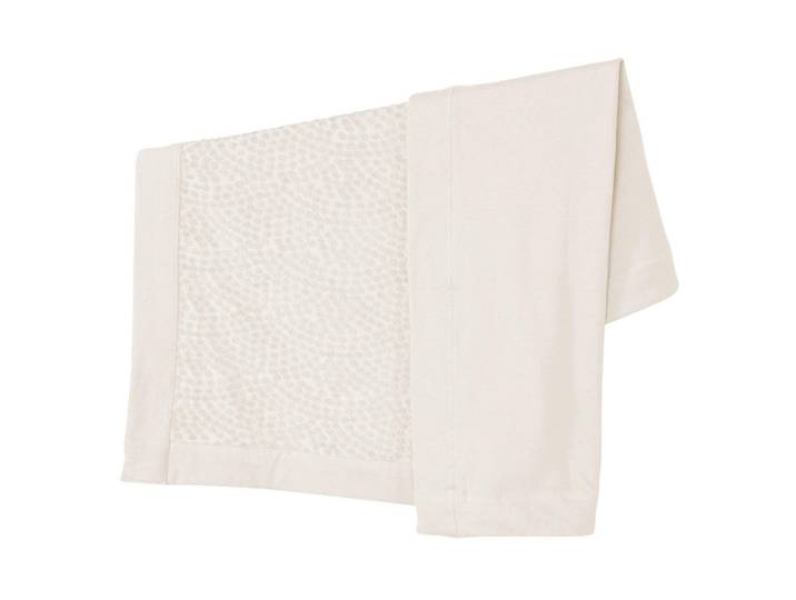 Roba Babydecke 80 x 80 cm Seashells oyster, Weiß, Textil, 80x80 cm, Schlafen, Babybettausstattung, Babydecken & Babykissen