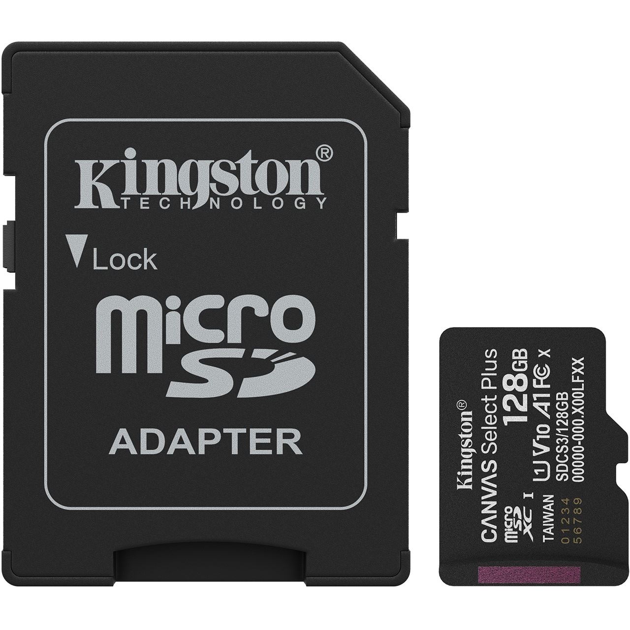 128GB Kingston MicroSD Card SDXC Canvas+ Gen3 mit Adapter retail