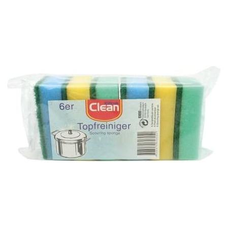 Magni Topfreiniger Schwamm CLEAN 85x55x30mm 6er (6 Stk.) (60605)