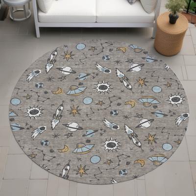 Addison Rugs Machine Washable Indoor/ Outdoor Spaceship Chantille Rug