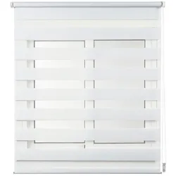 Stor Planet, Rollo, Clip & fix Rollo, Tag & Nacht, weiss, 60 x 180 cm (60 x 180 cm)