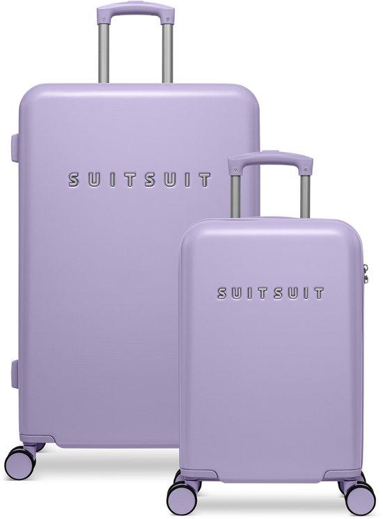SUITSUIT Evolution Duo Set Hartschale 124L Lovely Lilac - 2-türiger Koffer, TSA-Zahlenschloss, 4-Rollen