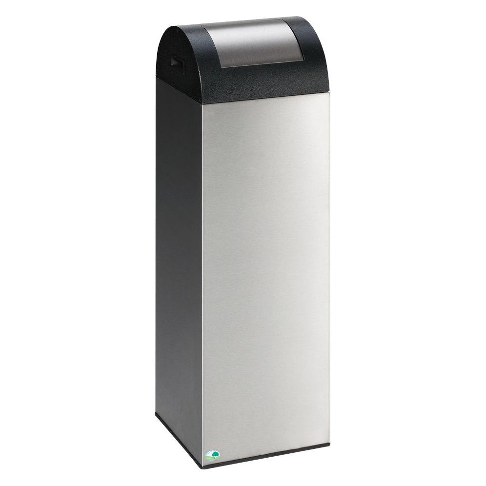 VAR Selbstlöschende Wertstoffsammler, Volumen 89 l, BxHxT 320x1045x320 mm, Edelstahl (89 l) (21062)