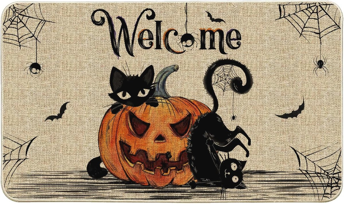 Ronde Halloween Deurmat voor Voordeurdecoratie