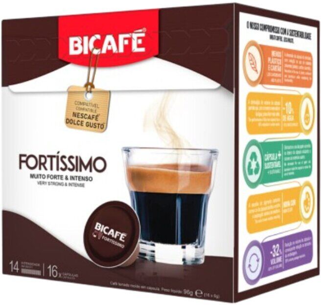 CÁPSULA BICAFE FORTISSIMO DG