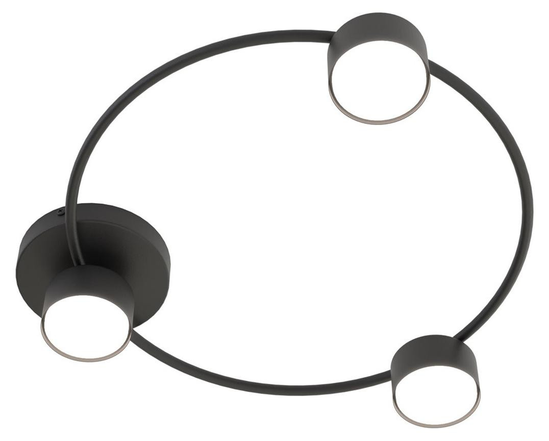 Kendra Home Hanglamp Lucio, ronde hanglamp, matzwart