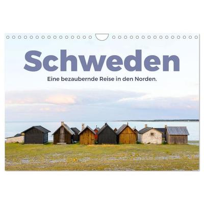 Schweden - Eine bezaubernde Reise in den Norden. (Wandkalender 2027 DIN A4 quer), CALVENDO Monatskalender
