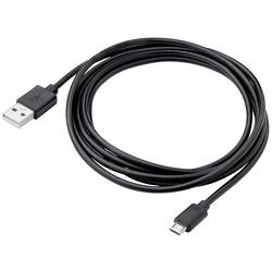 Akyga USB-Kabel USB 2.0 USB-A Stecker, USB-Micro-B Stecker 1.80 m Schwarz AK-USB-01