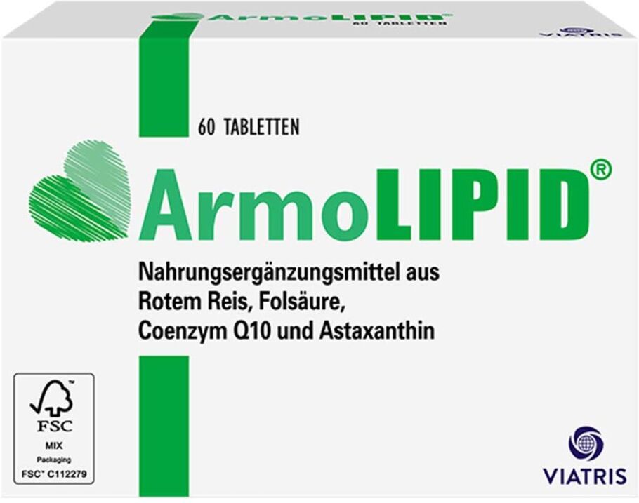 ArmoLIPID - roter Reis Kapseln mit Folsäure, Q10, Astaxanthin 60stk