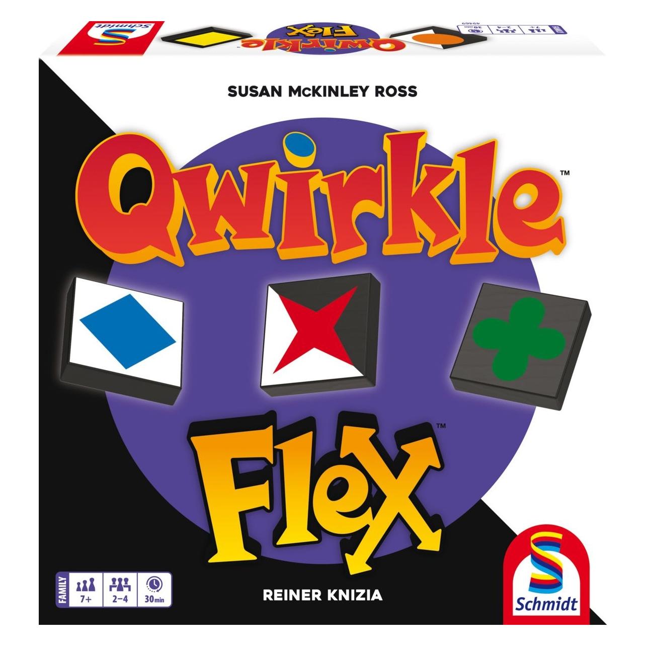 Schmidt Spiele Qwirkle Flex (mult) (Deutsch, Französisch, Italienisch, 2 - 4 Spieler) (49469)