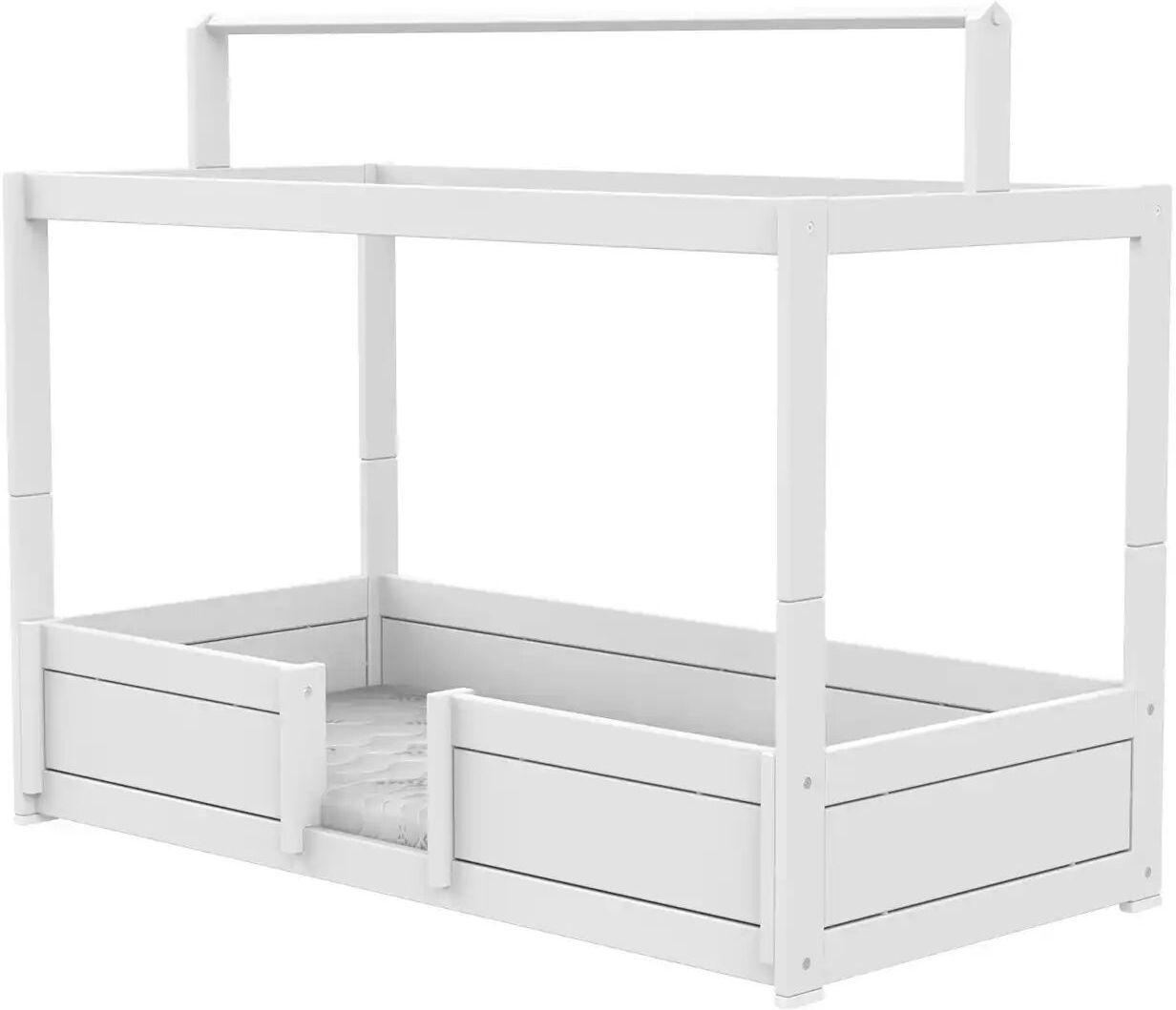 Lifetime Bett mit Konstruktion für Stoffdach  4-in-1 ¦ weiß ¦ Maße (cm): B: 207