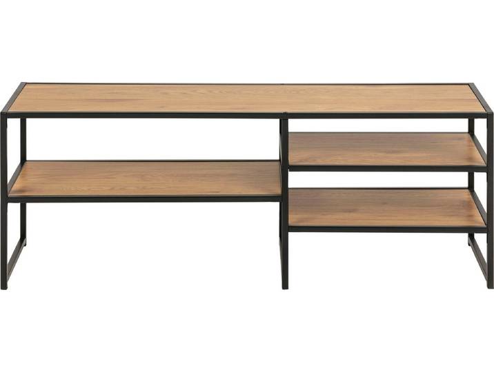 ACTONA GROUP TV-Schrank Metallgestell im Industrie-Look, 3 Einlegeböden, Breite 120 cm