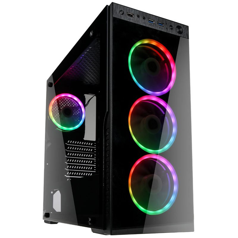 Kolink Horizon Midi Tower PC Behuizing - Zwart
