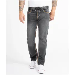 Rock Creek Jeans Comfort Fit dicke Nähte Loose Fit