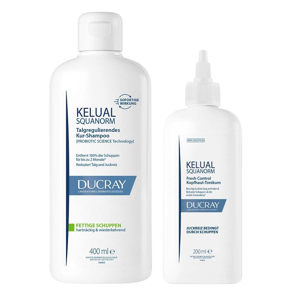 Ducray Kelual Squanorm Anti-Schup.Kopfhaut-Tonikum + Anti-Schuppen 1 St Set