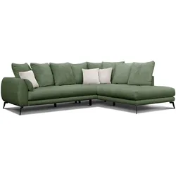 ECKSOFA CALME 5-Sitzer, olive