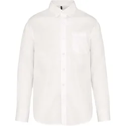 Kariban Herren Hemd langarm bügelfrei K537 white 4XL