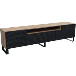 LOWBOARD CAVA 200/41/40 cm, Stand-TV-Schrank Eiche Artisan