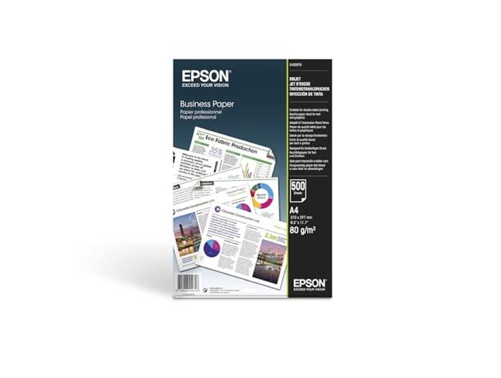 Papier professionnel A4 Jet d’Encre Epson 80 g/m2\, 500 feuilles