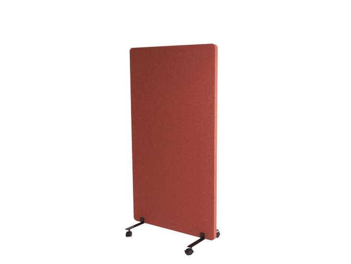 MCW Akustik-Trennwand Braun, 80x147x39 cm, Büromöbel, Bürobedarf