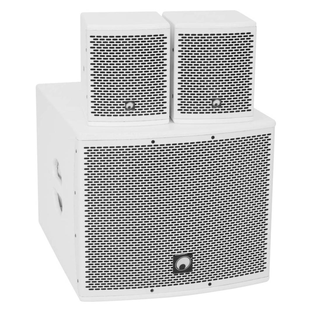 Omnitronic Molly-12A Aktives PA-Lautsprecher-Set inkl. Subwoofer, Bluetooth (Aktiv) (20000728)