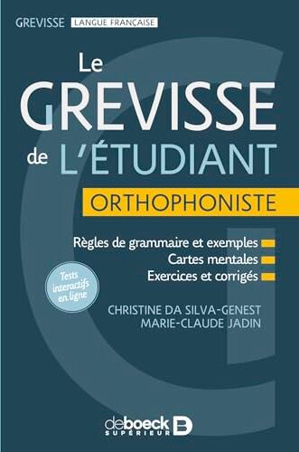 Christine Da Silva-Genest - Le Grevisse de l'étudiant : orthophoniste - Preis vom 11.10.2026 03:10:56 h